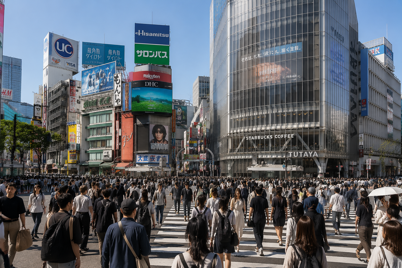 日本の東京の街並み
