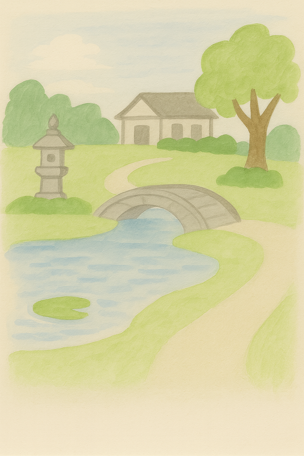 練習中の絵画