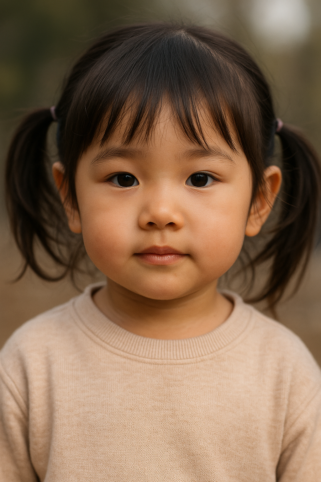 ３歳頃の顔写真